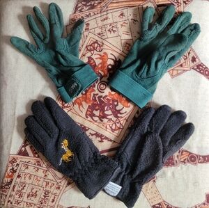 Equestrian CHILD Riding Gloves, 2pair SMALL